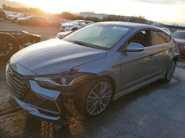 hyundai elantra 2018 kmhd04lb1ju627544