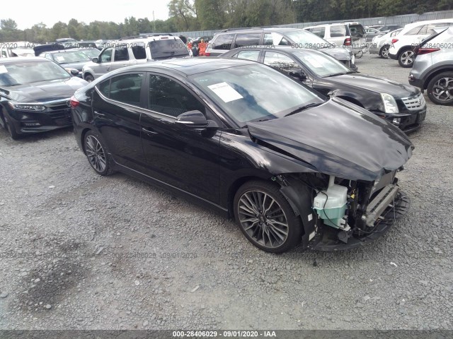 hyundai elantra 2018 kmhd04lb2ju451281