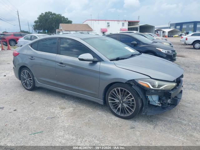 hyundai elantra 2018 kmhd04lb2ju576734