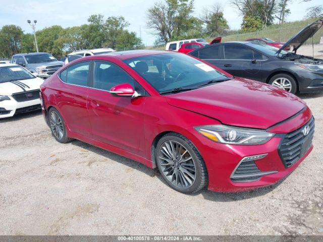 hyundai elantra 2018 kmhd04lb3ju452892