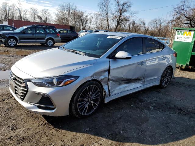 hyundai elantra 2018 kmhd04lb3ju542267