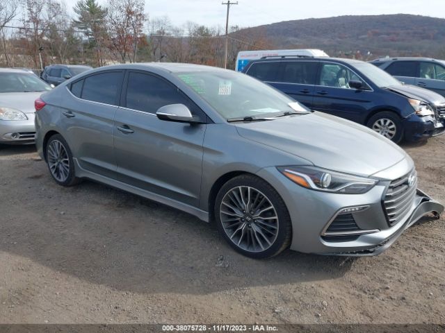 hyundai elantra 2018 kmhd04lb3ju722588