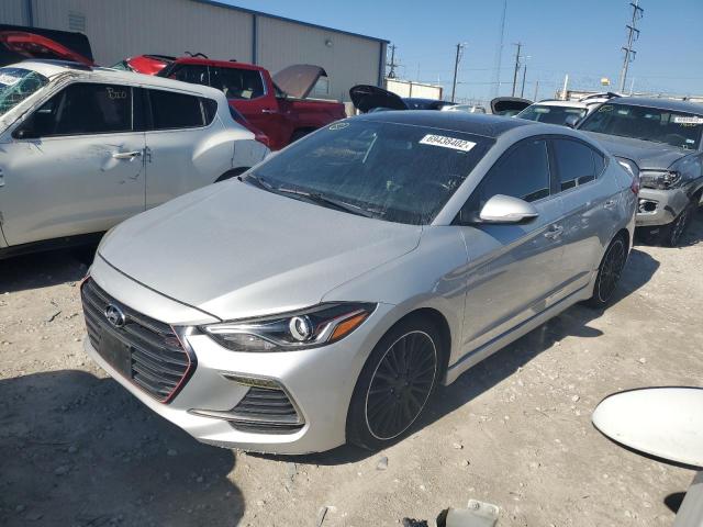 hyundai elantra sp 2018 kmhd04lb4ju454828