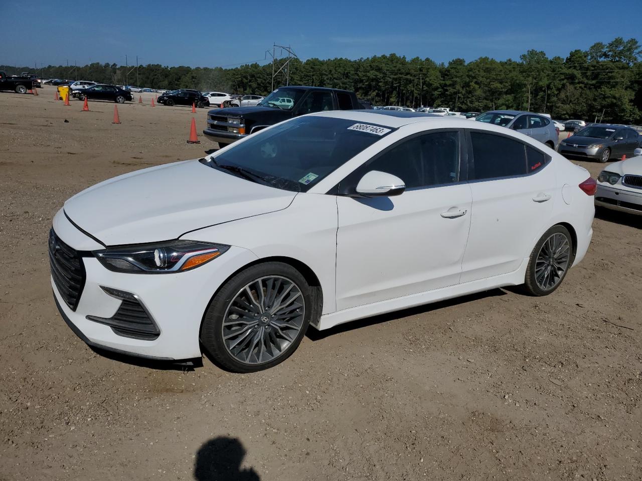 hyundai elantra 2018 kmhd04lb5ju508525