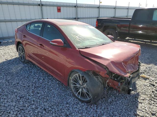 hyundai elantra 2018 kmhd04lb5ju573309