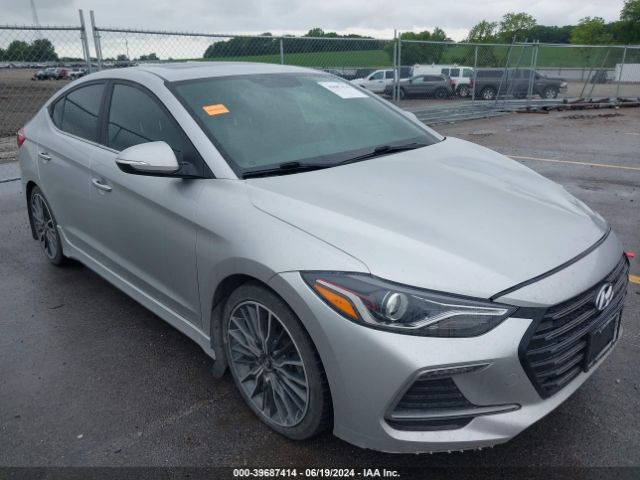 hyundai elantra 2018 kmhd04lb6ju474899