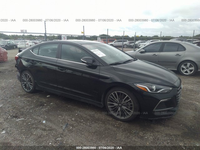 hyundai elantra 2018 kmhd04lb6ju533675