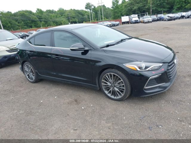 hyundai elantra 2018 kmhd04lb6ju590233