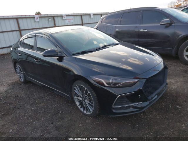 hyundai elantra 2018 kmhd04lb6ju719670