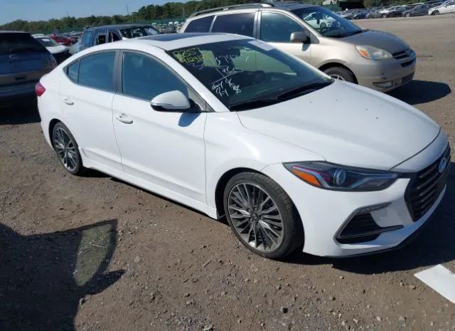 hyundai elantra 2018 kmhd04lb6ju723606