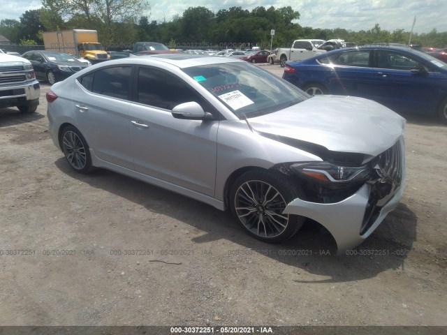 hyundai elantra 2018 kmhd04lb7ju480694