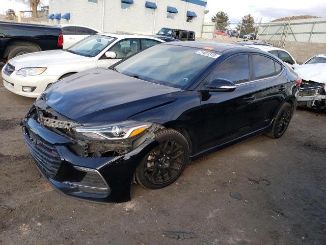 hyundai elantra sp 2018 kmhd04lb7ju598373