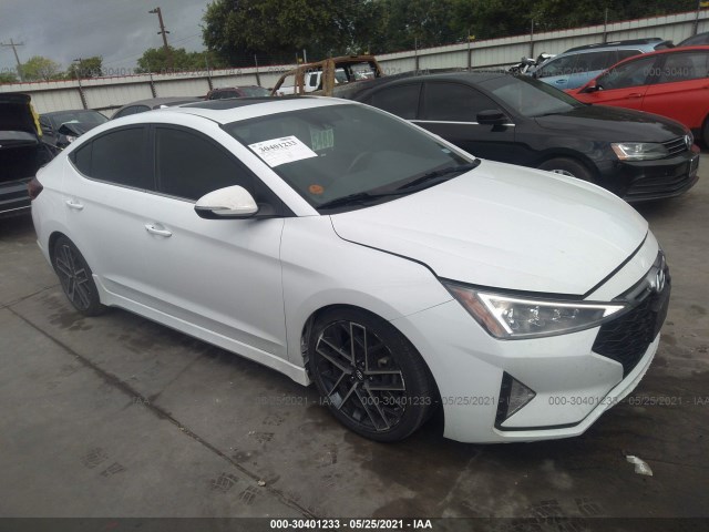 hyundai elantra 2019 kmhd04lb7ku843562