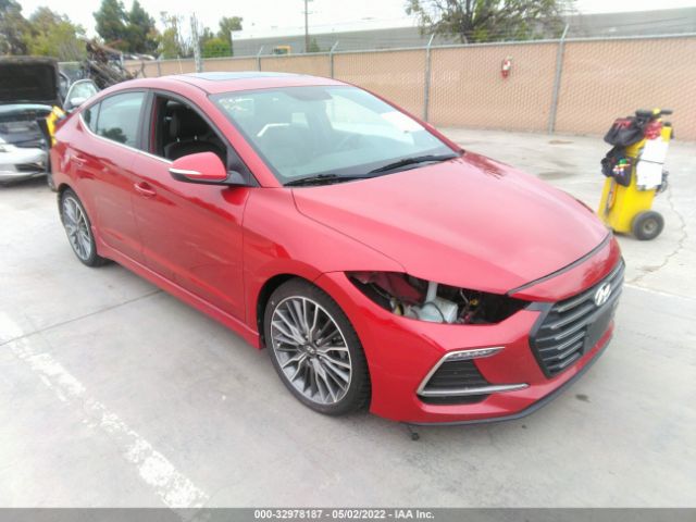 hyundai elantra 2018 kmhd04lb8ju608442