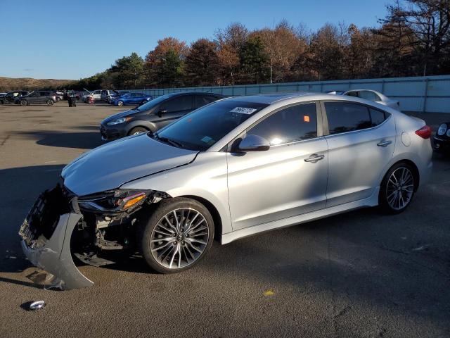 hyundai elantra 2018 kmhd04lb9ju446787