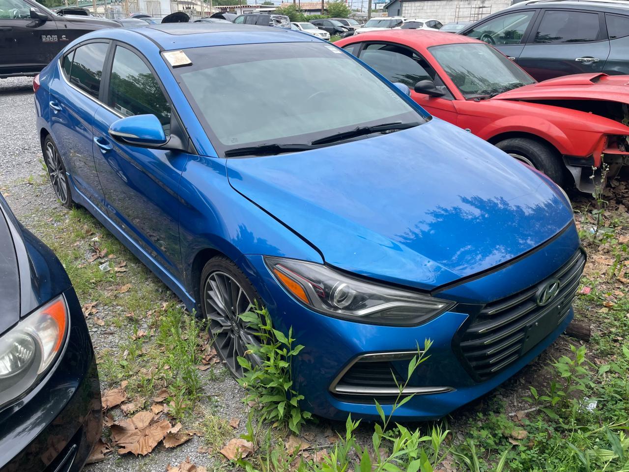 hyundai elantra 2018 kmhd04lb9ju474220