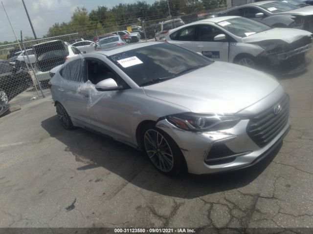 hyundai elantra 2018 kmhd04lb9ju506907