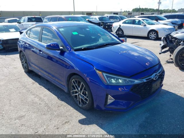 hyundai elantra 2019 kmhd04lb9ku819926