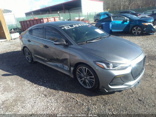 hyundai elantra 2017 kmhd04lbxhu343307