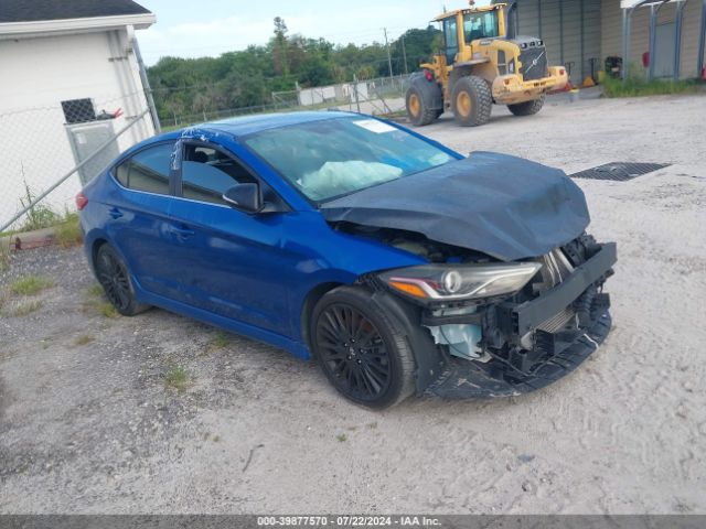 hyundai elantra 2018 kmhd04lbxju611438