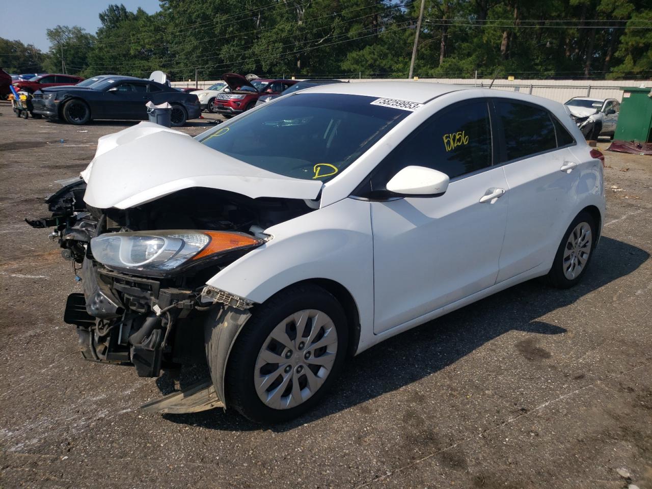 hyundai elantra 2017 kmhd35lh7hu377156