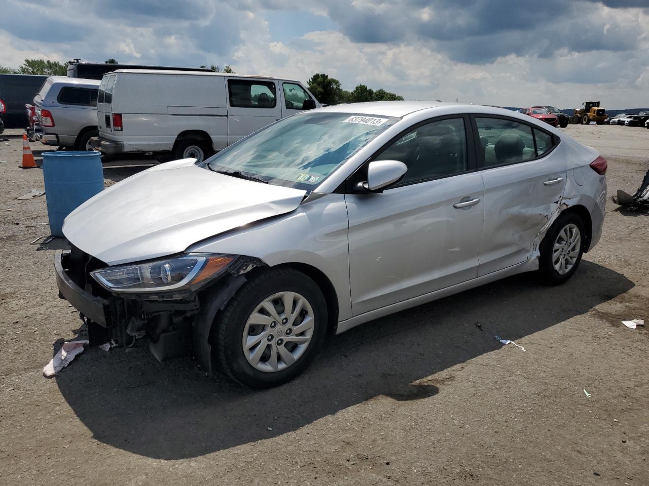 hyundai elantra 2017 kmhd74lf0hu097365