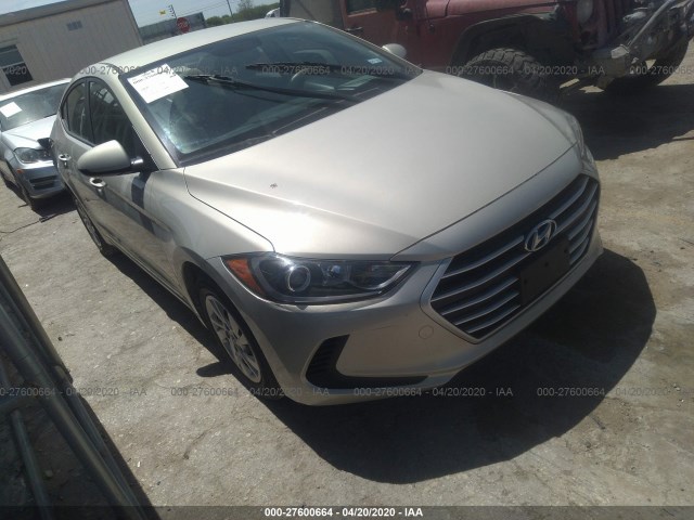 hyundai elantra 2017 kmhd74lf0hu110664