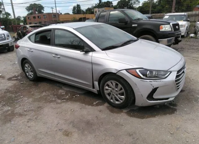 hyundai elantra 2017 kmhd74lf0hu123169