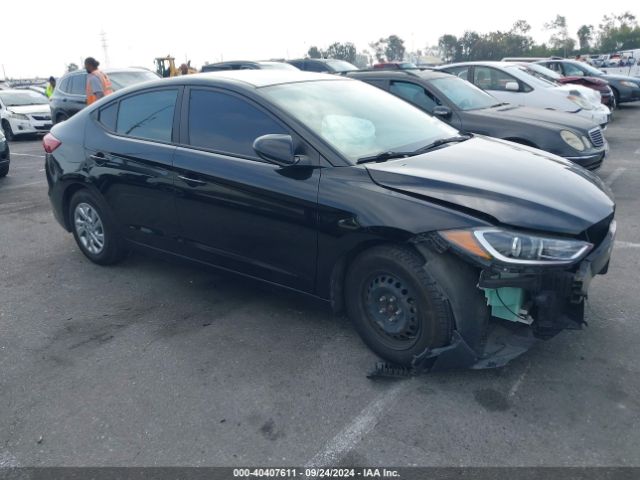 hyundai elantra 2017 kmhd74lf0hu200672