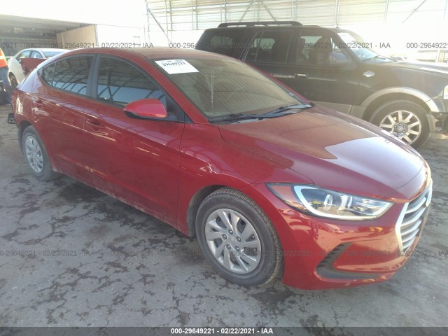 hyundai elantra 2017 kmhd74lf0hu318723