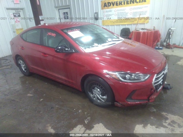 hyundai elantra 2017 kmhd74lf0hu369297