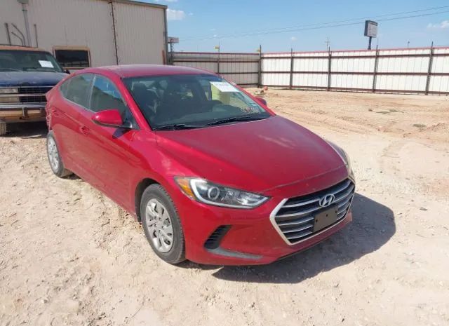 hyundai elantra 2017 kmhd74lf0hu385502