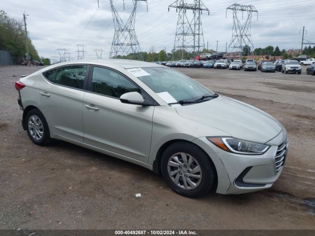 hyundai elantra 2017 kmhd74lf0hu428879