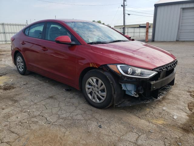 hyundai elantra se 2018 kmhd74lf0ju452833