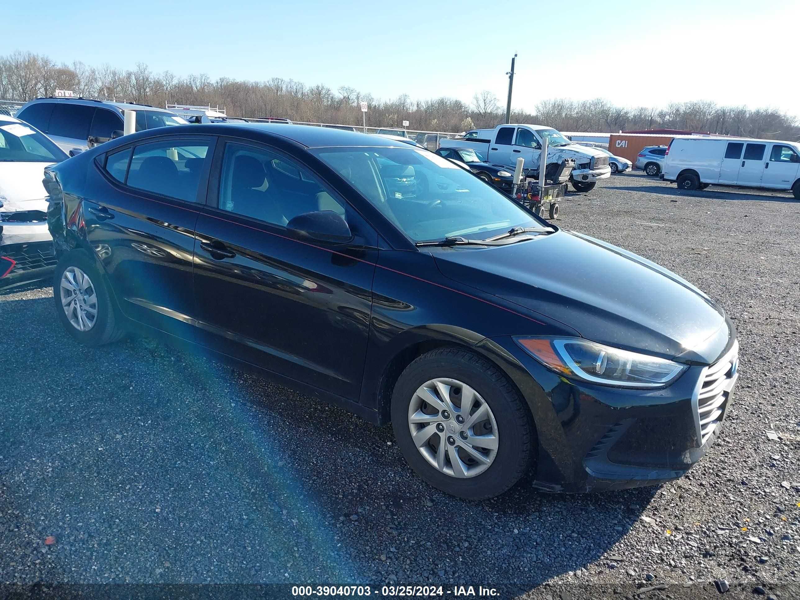 hyundai elantra 2018 kmhd74lf0ju475352