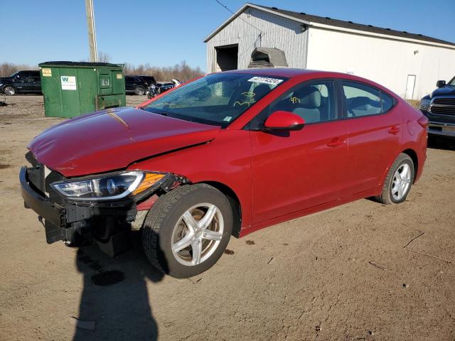 hyundai elantra 2018 kmhd74lf0ju594695