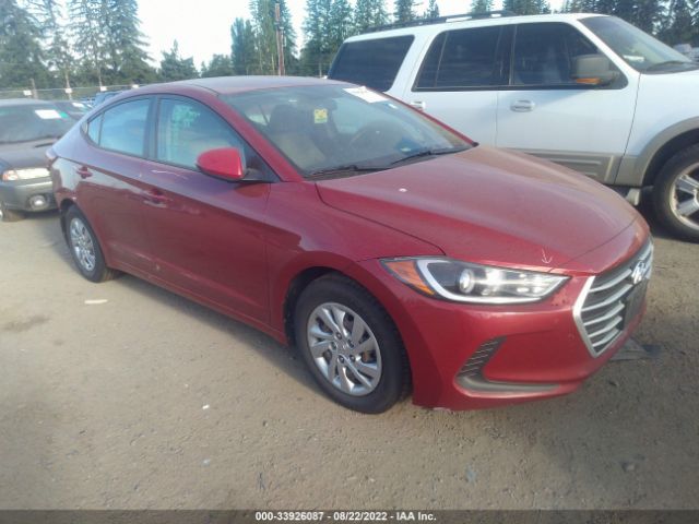 hyundai elantra 2018 kmhd74lf0ju607400