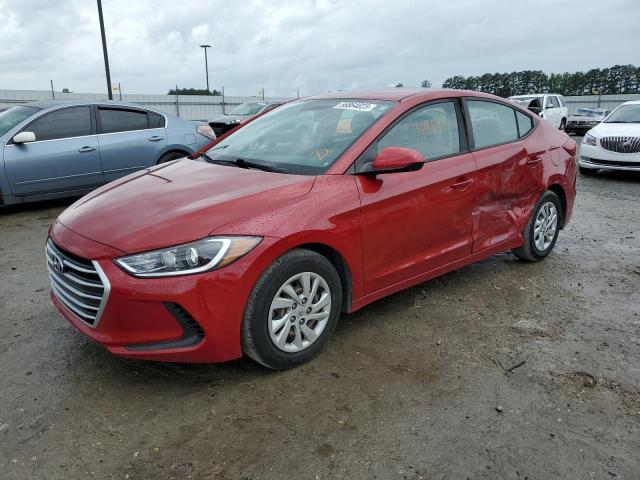 hyundai elantra se 2017 kmhd74lf1hu061863