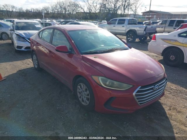 hyundai elantra 2017 kmhd74lf1hu073690