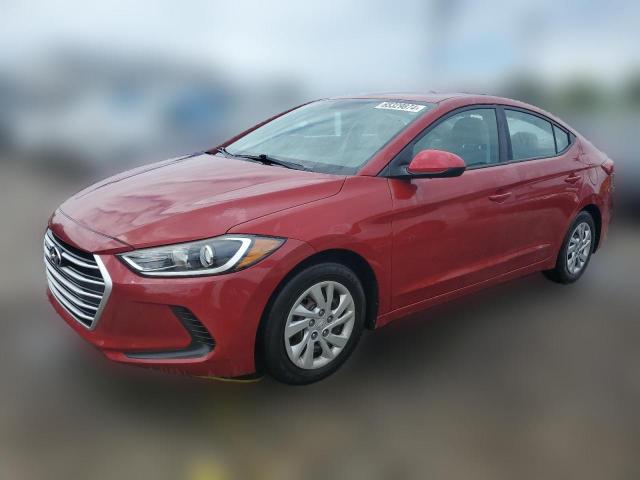 hyundai elantra 2017 kmhd74lf1hu074788