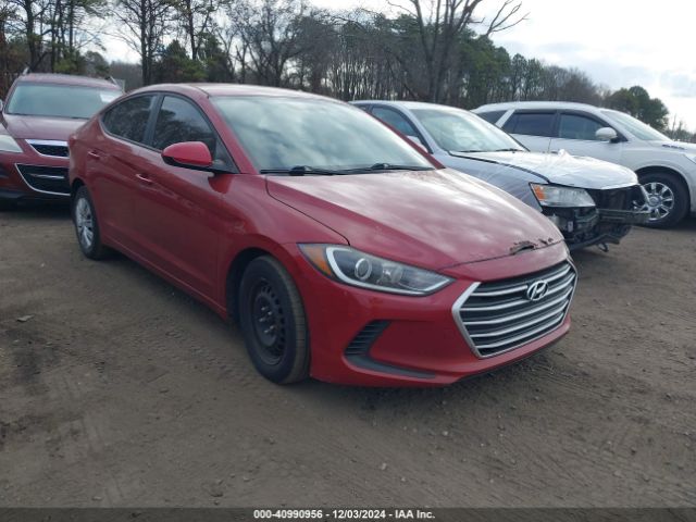 hyundai elantra 2017 kmhd74lf1hu075911