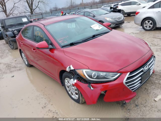 hyundai elantra 2017 kmhd74lf1hu094670