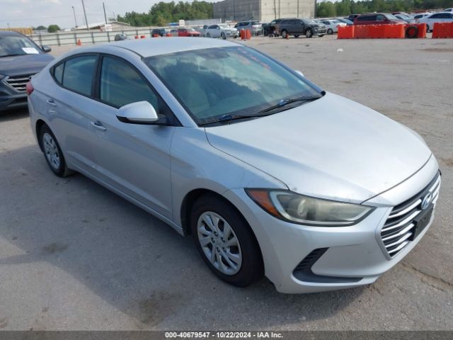 hyundai elantra 2017 kmhd74lf1hu096208