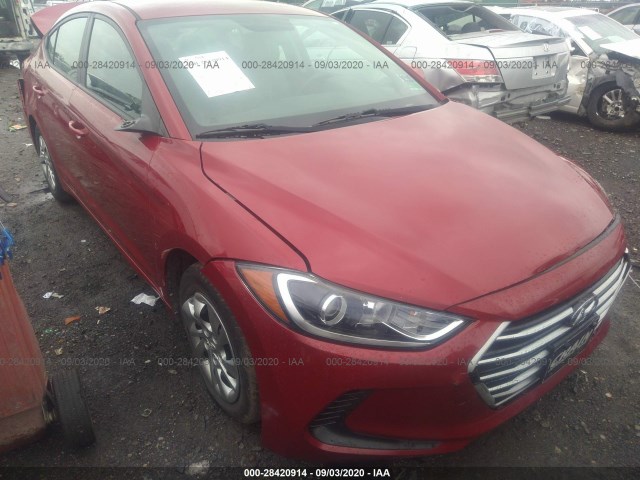 hyundai elantra 2017 kmhd74lf1hu100127