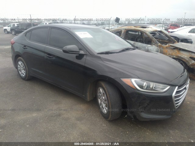 hyundai elantra 2017 kmhd74lf1hu116750