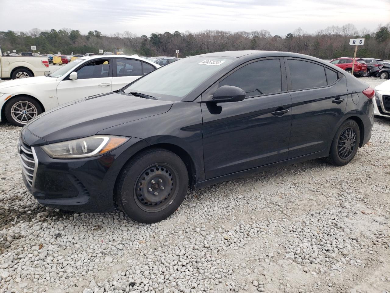 hyundai elantra 2017 kmhd74lf1hu119664