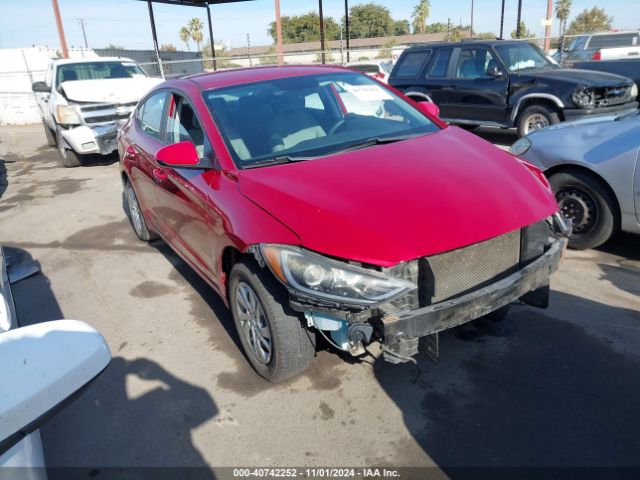 hyundai elantra 2017 kmhd74lf1hu122273