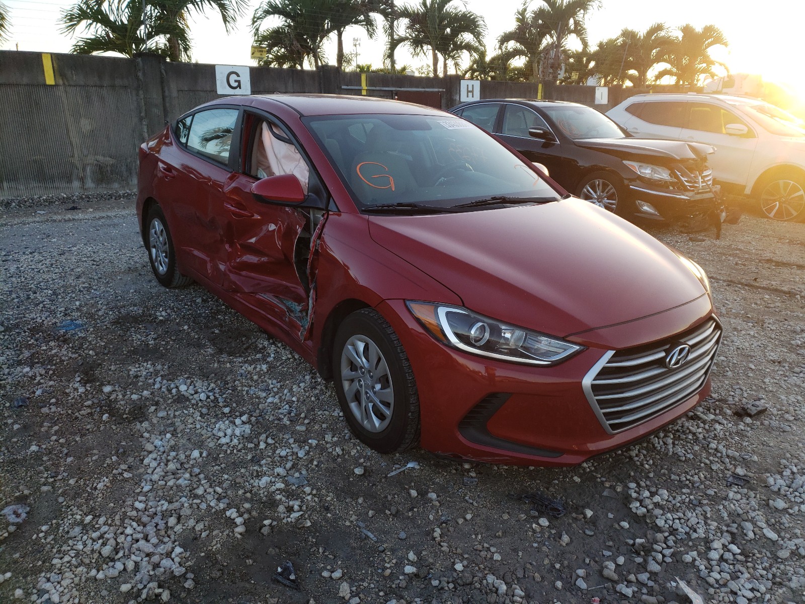 hyundai elantra se 2017 kmhd74lf1hu141213