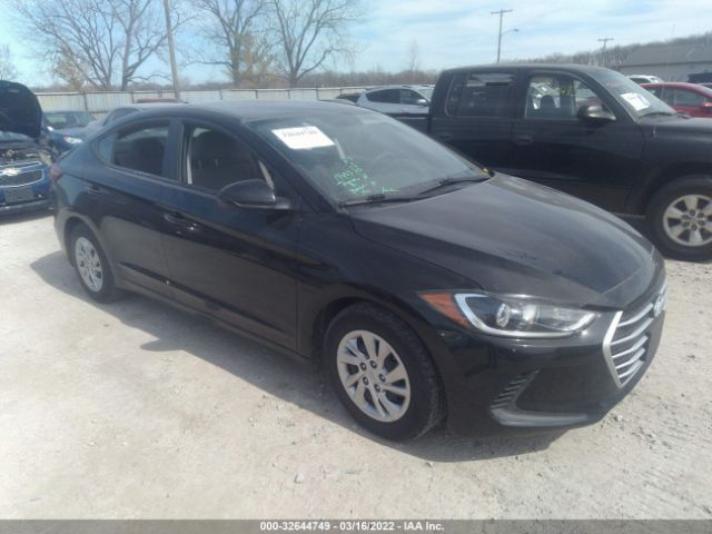 hyundai elantra 2017 kmhd74lf1hu146881