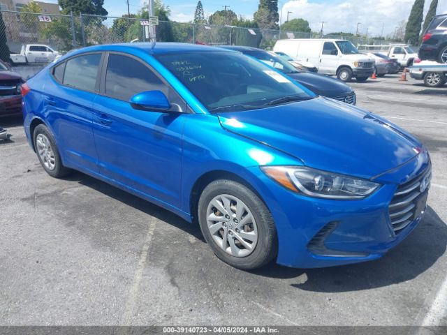 hyundai elantra 2017 kmhd74lf1hu304412